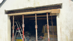 Photo de galerie - Ouverture/création linteau 