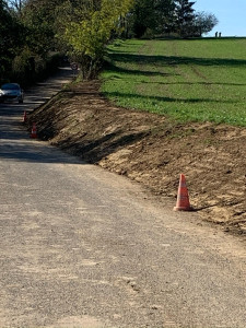 Photo de galerie - Création d’un talus 