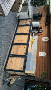 Photo de galerie - Fabrication, pose cuisine extérieur