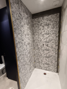 Photo de galerie - Faïence de douche en cours