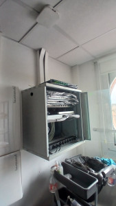 Photo de galerie - Installation d'une baie de brassage + Configuration des switchs