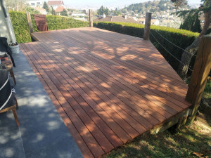 Photo de galerie - Rénovation terrasse en bois exotique 