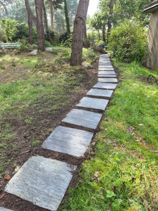 Photo de galerie - Pose de dallage 