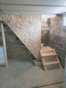 Photo de galerie - Création d un escalier pour sous sol 