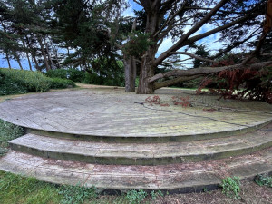 Photo de galerie - Nettoyage d’une terrasse au nettoyeur haute pression