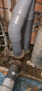 Photo de galerie - Travaux de PVC 100∅