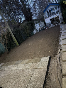 Photo de galerie - Terrassement + remise à niveau 
