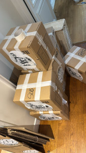 Photo de galerie - J'ai préparé toutes les cartons 