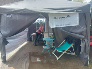 Photo de galerie - Stand de massage lors de différents événements estivaux