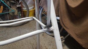 Photo de galerie - Réparation soudure chaise