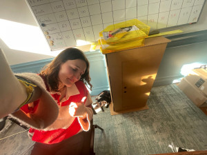 Photo de galerie - Avec Sally la mascotte