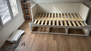 Photo de galerie - HEMNES Lit banquette 2 places 