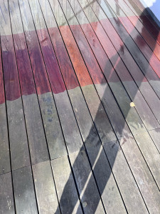 Photo de galerie - Pendant le Nettoyage, de terrasse en bois