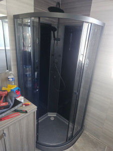 Photo de galerie - Remplacement et montage cabine de douche 