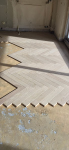 Photo de galerie - Pose de parquet - Revêtement de sol