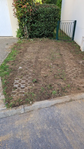 Photo de galerie - Création d’une place de parking