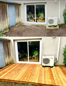 Photo de galerie - Terrasse en bois exotique à Arès 