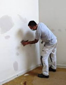 Photo de galerie - Peinture, ratissage, enduit, pose toile de verre, pose papier peint, bandes, placo