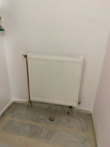 Photo de galerie - Replacement d’un radiateur mono tube , modification tuyauterie cuivre ✅