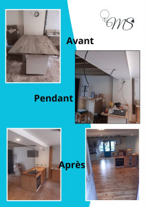 Photo de galerie - Rénovation complète appartement ( élèc , parquet, eau ect...)