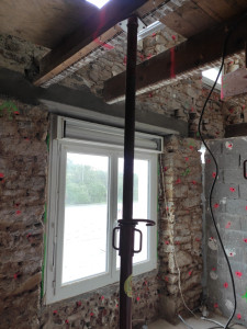 Photo de galerie - Poser et maçonner des linteaux de fenêtre