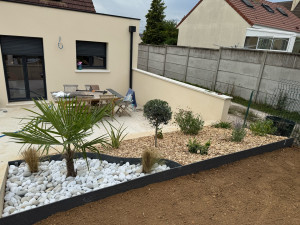 Photo de galerie - Création d’un massif 