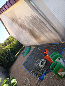 Photo de galerie - Nettoyage d'une façade 