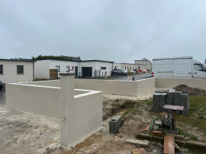 Photo de galerie - Mur parpaing et l’andouille