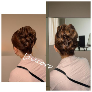 Photo de galerie - Chignon soirée 