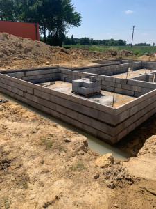 Photo de galerie - Soubassement maison neuve réalisé. Travail propre et professionnel.