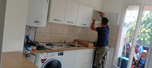 Photo de galerie - Poseur canalisateur • Maçonnerie • Poseur parquet • Peinture • Cuisine • Papier peint • Bricolage