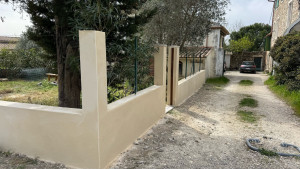 Photo de galerie - Réalisation d’un enduit