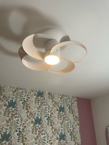 Photo de galerie - Installation d’un ventilateur de plafond 