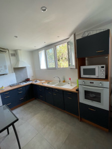 Photo de galerie - Peinture meuble de cuisine