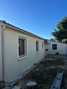 Photo de galerie - J’ai refait la façade entière d’une maison qui était devenu terne 