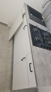 Photo de galerie - Pose de cuisine rénovation complète d'un studio 