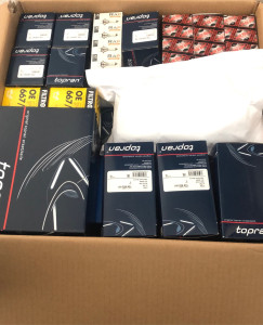 Photo de galerie - Filtres à aire et filtres à huile préparer pour le client 