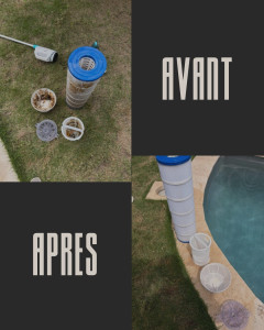 Photo de galerie - Entretien piscine, nettoyage filtration