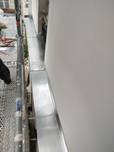 Photo de galerie - Création corniche en zinc