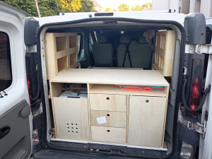 Photo de galerie - Aménagement d'un van type camping 