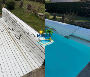 Photo de galerie - Nettoyage rideau piscine 