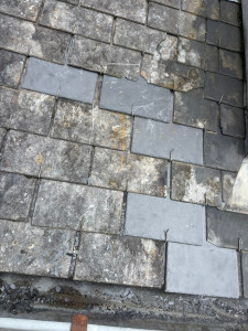 Photo de galerie - Remplacement ardoise / fuite