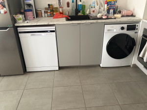 Photo de galerie - Montage meuble bas cuisine + finition 