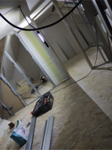 Photo de galerie - Création des cloison