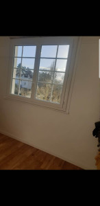Photo de galerie - Changement de fenêtre PVC double vitrage et pose de parquet ainsi la peinture