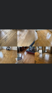 Photo de galerie - Rénovation parquet 