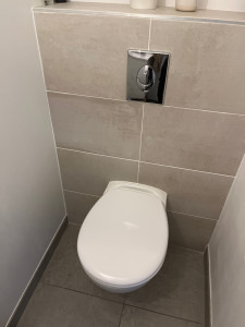 Photo de galerie - Installation de WC suspendu ou au sol 