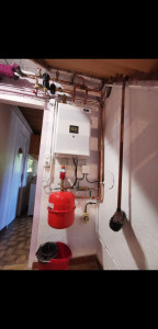 Photo de galerie - Installation chaudière électrique gretel pour une maison. 