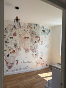 Photo de galerie - Pose papier peint 