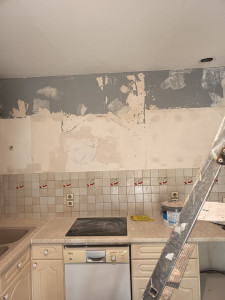 Photo de galerie - Rénovation d'une cuisine avant après 
